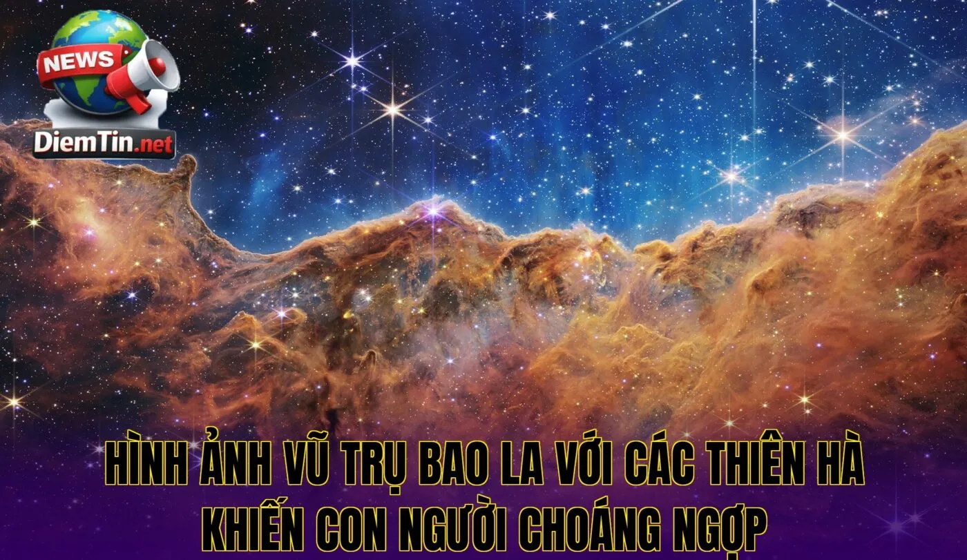Hình ảnh vũ trụ bao la với các thiên hà khiến con người choáng ngợp