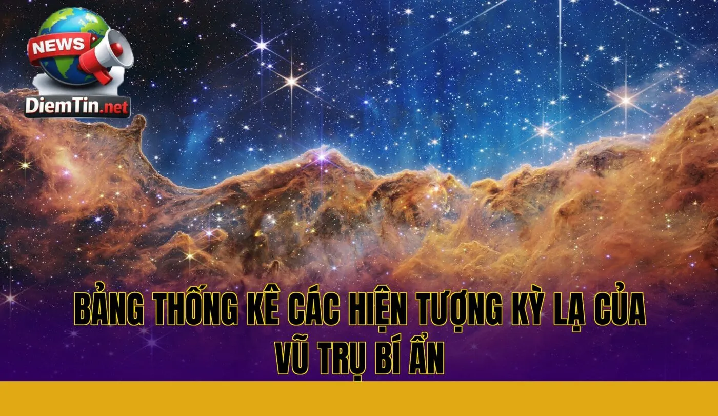 bảng thống kê các hiện tượng kỳ lạ của vũ trụ bí ẩn