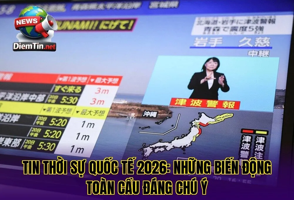 Tin thời sự quốc tế 2026: những biến động toàn cầu đáng chú ý