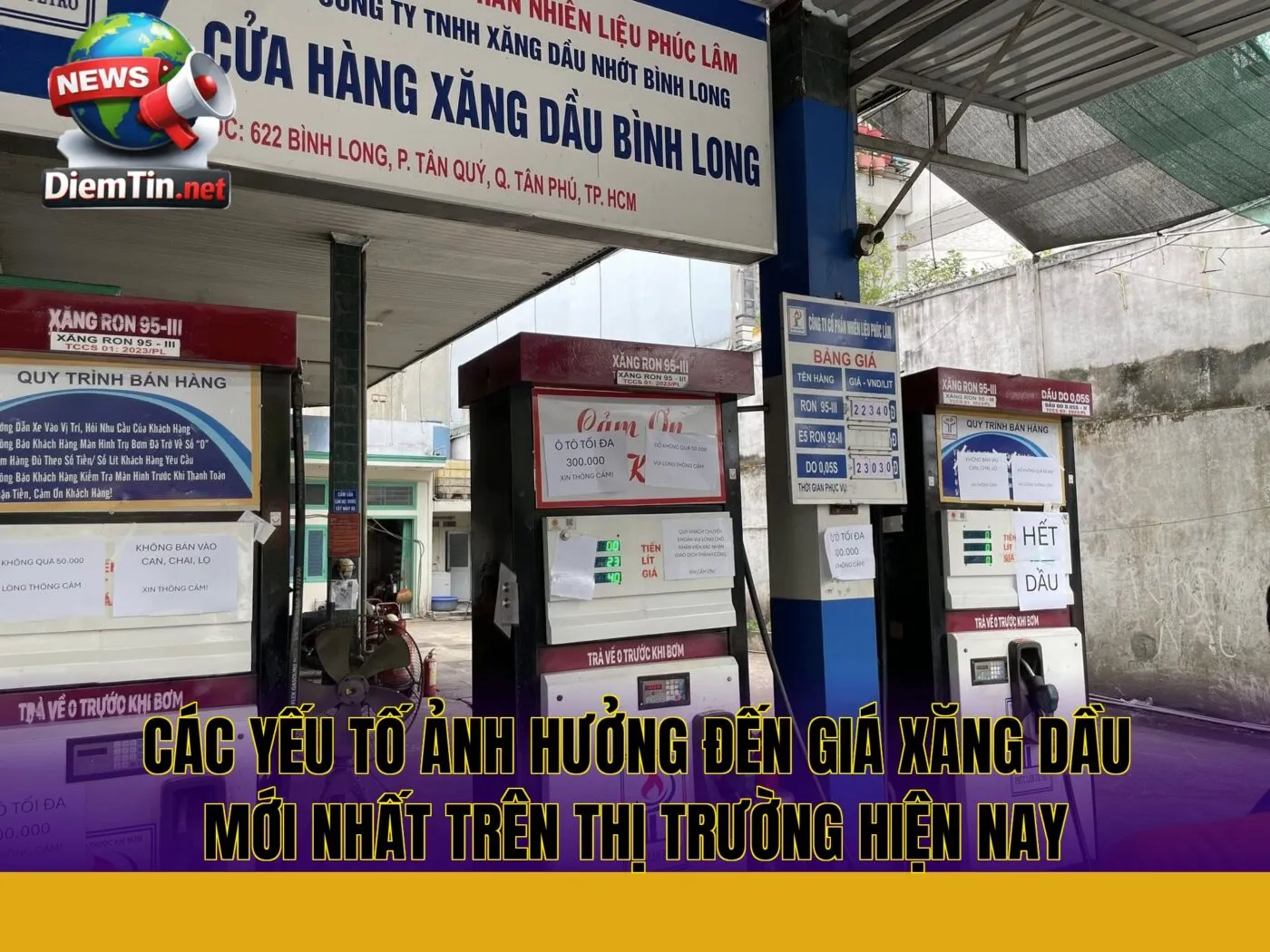 các yếu tố ảnh hưởng đến giá xăng dầu mới nhất trên thị trường hiện nay