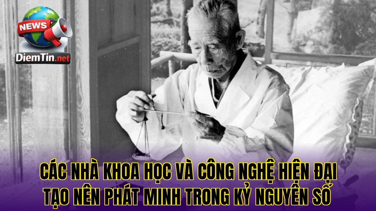 Các nhà khoa học và công nghệ hiện đại tạo nên phát minh trong kỷ nguyên số