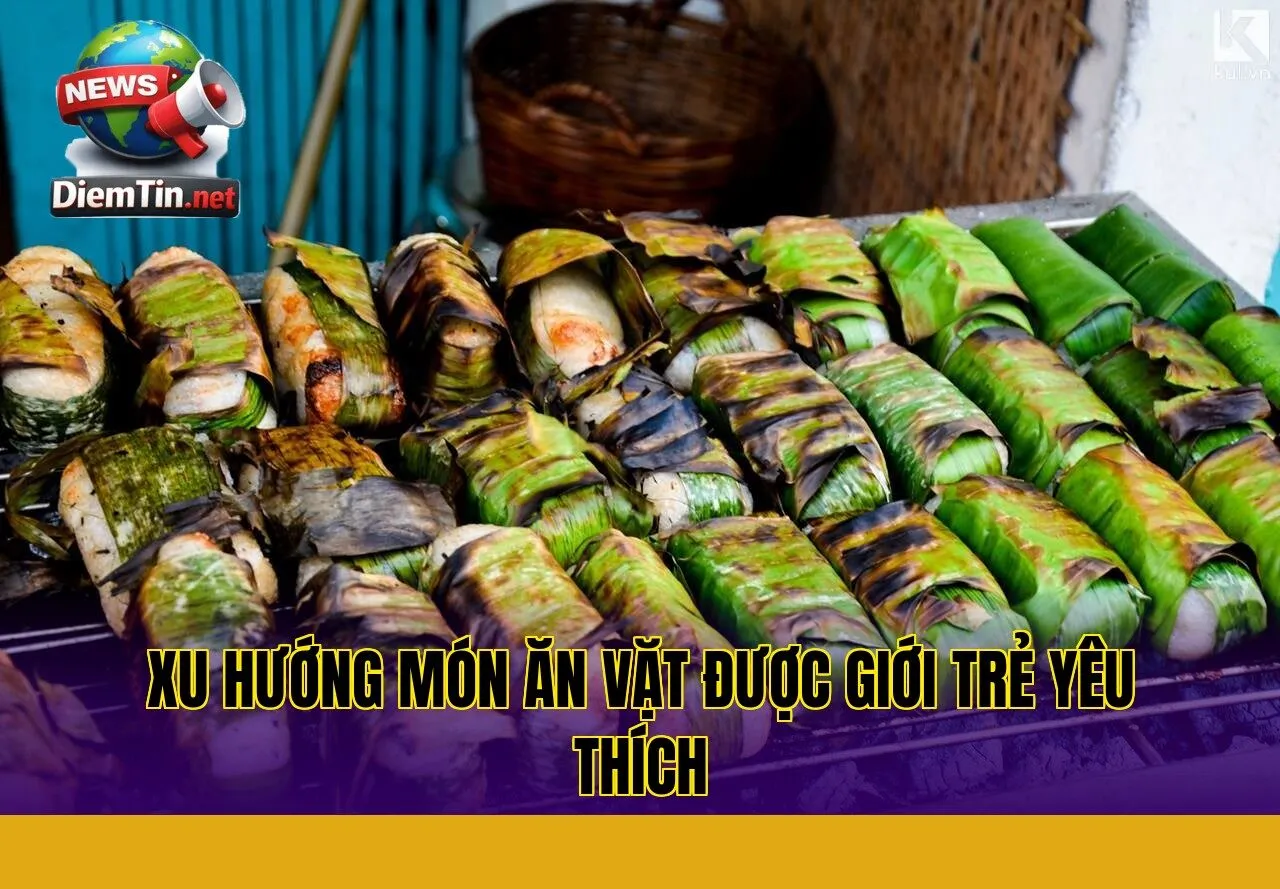 xu hướng món ăn vặt được giới trẻ yêu thích