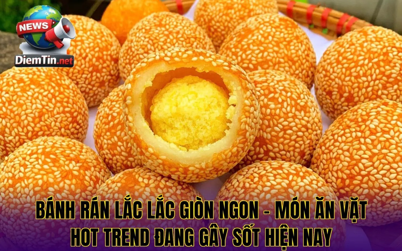 Bánh rán lắc lắc giòn ngon – món ăn vặt hot trend đang gây sốt hiện nay
