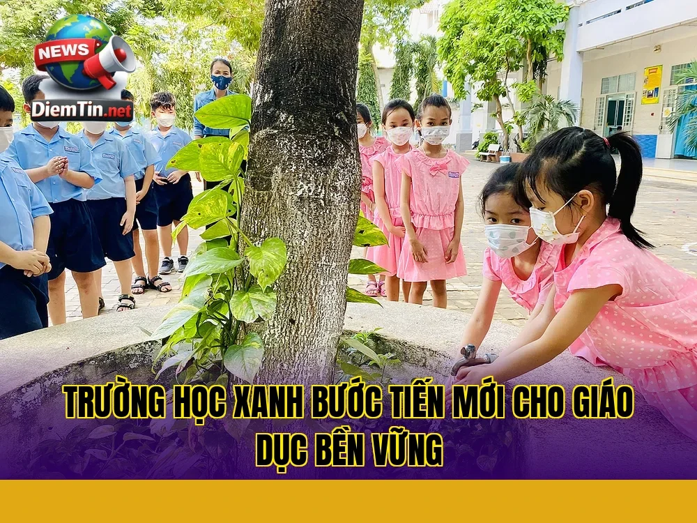 Trường học xanh bước tiến mới cho giáo dục bền vững