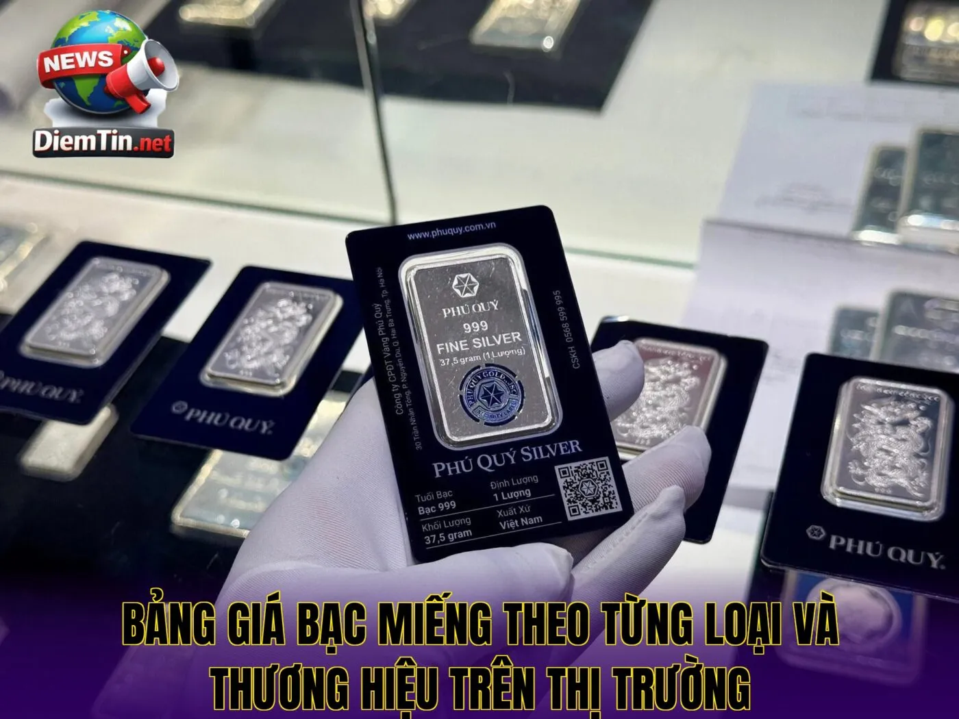 Bảng giá bạc miếng theo từng loại và thương hiệu trên thị trường