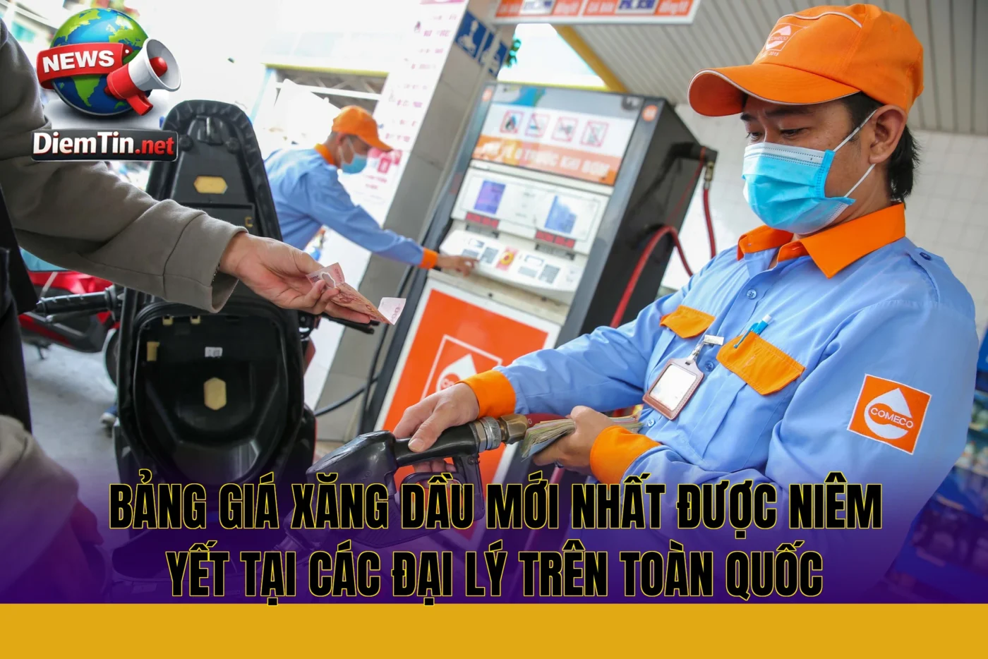 bảng giá xăng dầu mới nhất được niêm yết tại các đại lý trên toàn quốc