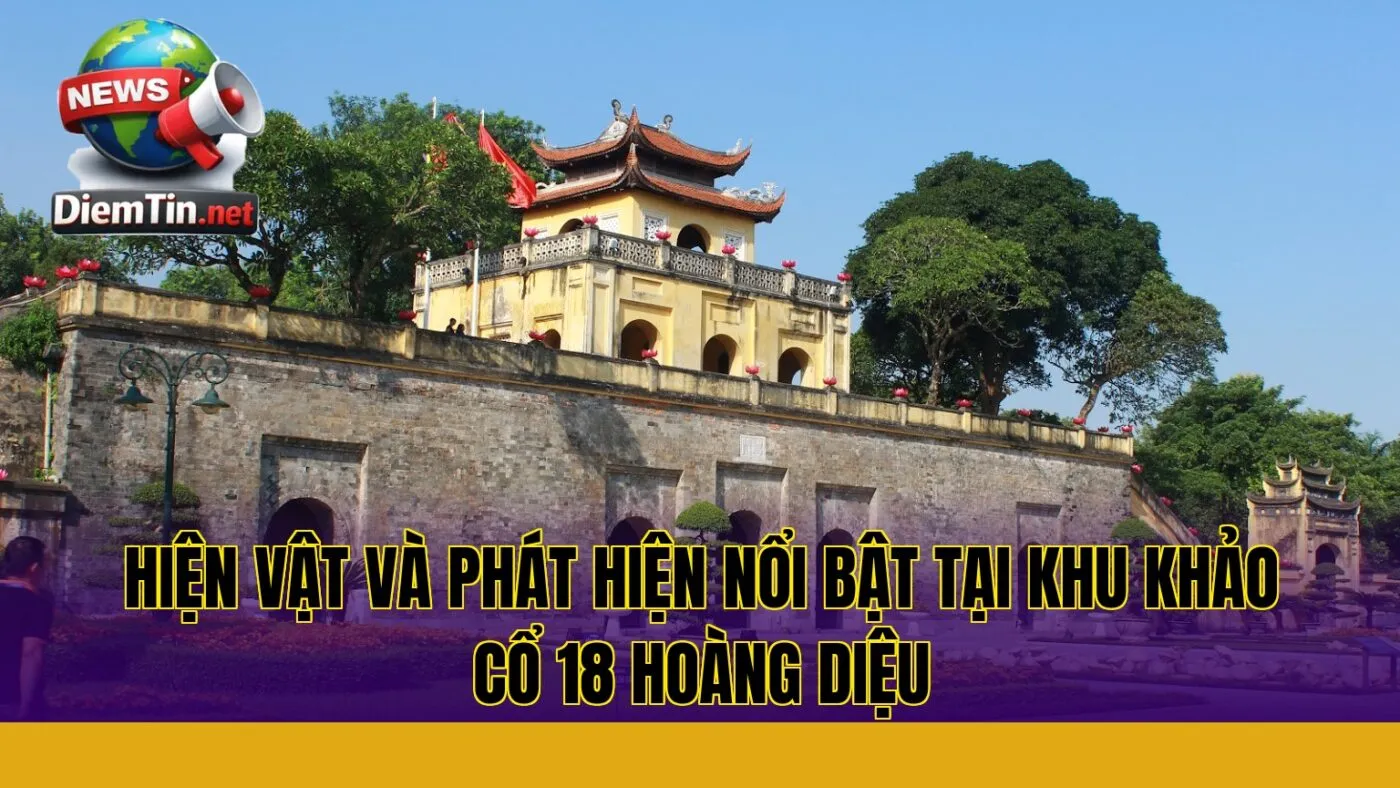hiện vật và phát hiện nổi bật tại khu khảo cổ 18 Hoàng Diệu