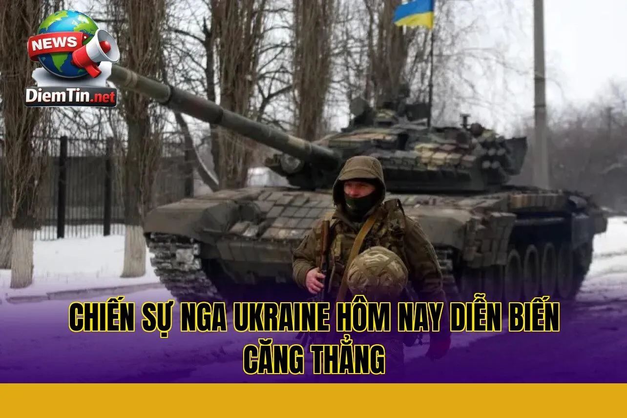 Chiến sự Nga Ukraine hôm nay diễn biến căng thẳng