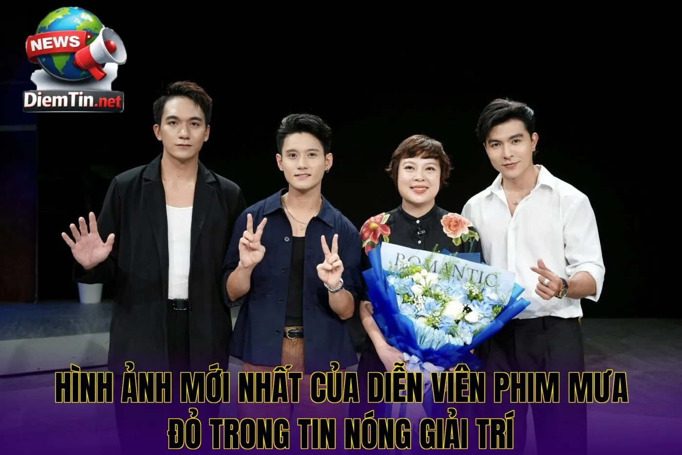 Hình ảnh mới nhất của diễn viên phim Mưa Đỏ trong tin nóng giải trí